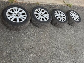 Alu kola 5x112 Audi + letní pneu 225/55 R16