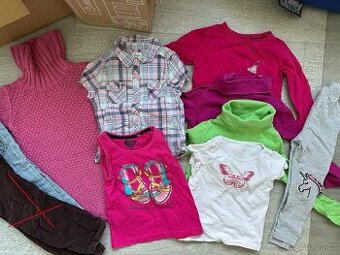 Sada oblečení, dívka, vel. 98 - 9 ks