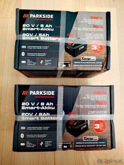 8 Ah Parkside Smart baterie + rychlo nabíječka -NOVÉ