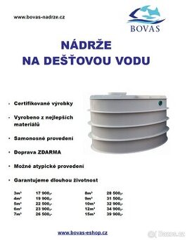 Retenční nádrž DOPRAVA ZDARMA