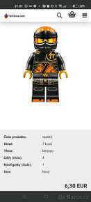 Lego figurka Ninjago Cole (njo 863) - nové nikdy nepoužité