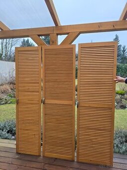 Lamelové dveře 3ks