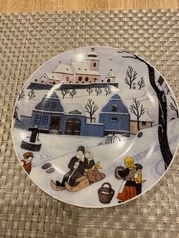 Talíř obrázek Josefa Lady