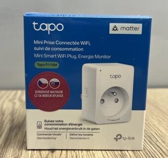 Chytrá zásuvka TP-Link TAPO P110M s měřením spotřeby