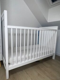 Dětská Postýlka, matrace, hnízdečko, dečka, dva polštářky, 1