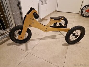 TRYBIKE Dřevěné odrážedlo / tříkolka 4v1
