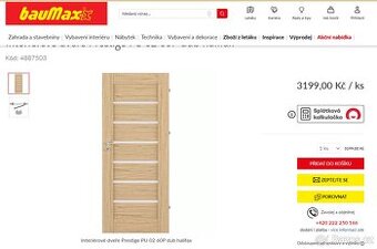 Zcela nové interiérové dveře