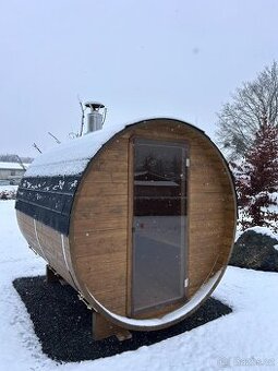 Finská sudová sauna - ruční výroba ČR - SLEVA