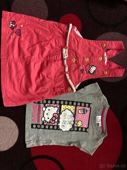 Dívčí set tričko a sukně Hello Kitty vel. 92