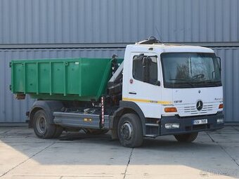 Mercedes-Benz ATEGO 1218, HYDRAULICKÁ RUKA HMF 602, ŽELEZNÝ 