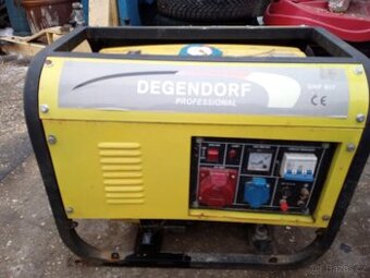 elektrocentrála 220v 3,8kw// 400v 6,7kw + 12v nabíjení