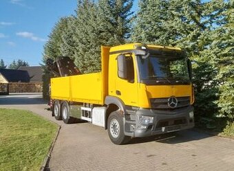 0222 - Mercedes-Benz Antos - 6x2 - Valník + HR-HIAB 288 – EU