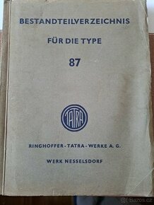 Tatra 87 seznam dílů - 1