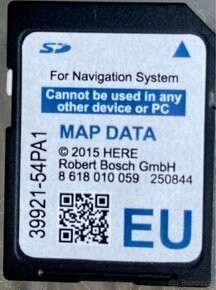 Navigace SD/CD Škoda, VW, Mazda, Opel, Hyundai a další