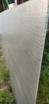 Drátěné skleněné tabule - pevné 0,6 mm - 1