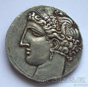 Antické Řecko 264-241 př.n.l., dekadrachma, novoražba, Sn - 1