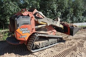 Zemní a výkopové práce nakladačem Ditch Witch v Berouně