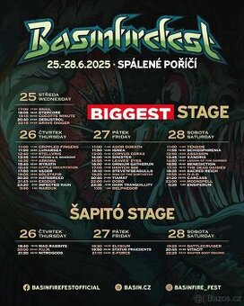 Basinfirefest 25-28.6. Spálené Poříčí
