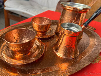 Albánský set na přípravu arabské kávy