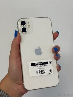 iPhone 11 - 64GB - 100% baterie - 6M záruka