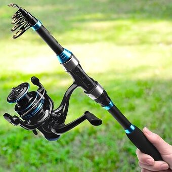NOVÝ Rybářský Prut 1,8M + Naviják - 1