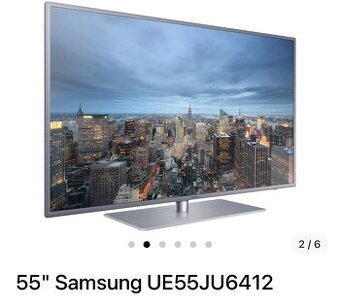 TV Samsung UE55JU6412 stříbrná