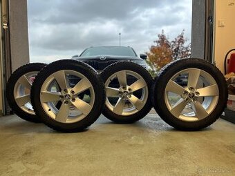 Zimní kola Škoda Karoq – alu disky + Pirelli 215/55 R17 - 1