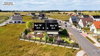 Novostavba bytové jednotky 4+1+zahrada - řadového domu v lok