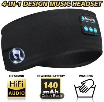 Kombinace bezdrátových sluchátek Powerway s hlavovým mostem