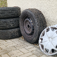 Sada plechová kola + celoroční pneu 215/65 R15 CONTINENTAL