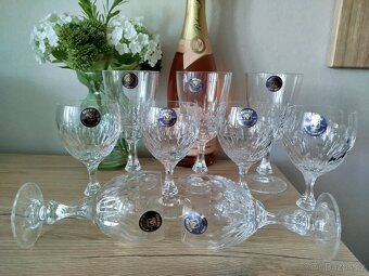 Sada křišťálových sklenic 6+3