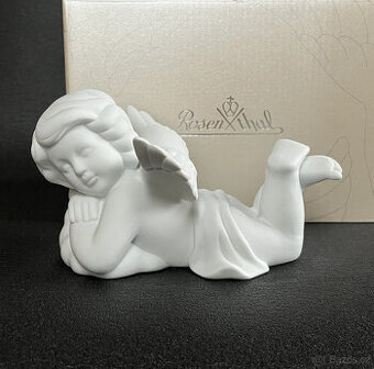 Rosenthal Soška Ležící Anděl D 16 cm