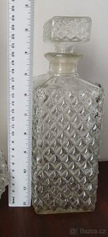 Karafa, křišťál, nová, dekorace