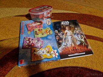 Dětské puzzle + album Star Wars (nekompletní) – balíček