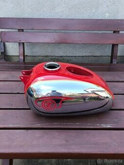 Nádrž Jawa 125/355 175/356 se znakem ČZ Ampérmetr