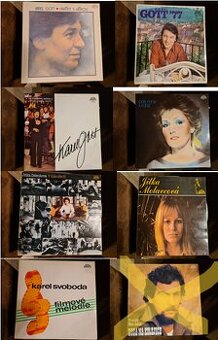 Staré gramofonové desky české