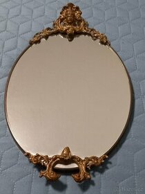 Dekorativní staré zrcadlo  nástěnné zrcadlo s bronzovými rám - 1