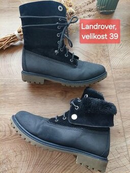 Černé variabilní boty Land Rover vel. 39