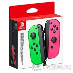 JOY-CON PAIR OVLADAČE NEON GREEN/NEON PINK - SWITCH - NOVÝ
