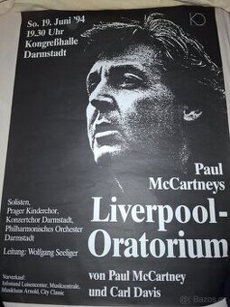 Plakát Paul McCartney; 81 x 60 cm