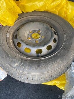 Plechové disky 15” 5x108 a letní pneu 195/65/R15