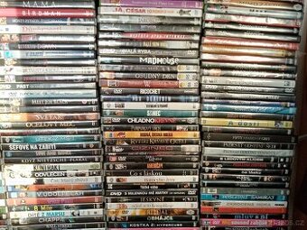 500 DVD v plastovych krabičkách od 50 Kč(aktualizovaná fota)