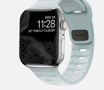 Řemínek Nomad Sport Strap Ice Blue Glow pro Apple Watch