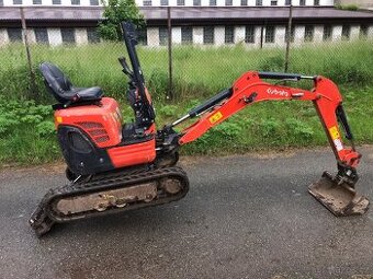 Pásový minibagr Kubota r.2019 roztahovací podvozek
