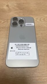 iPhone 15 PRO 128GB NATURAL TITANIUM