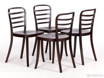 Luxusní jídelní židle THONET, J. Frank, TOP stav