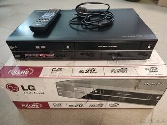 DVD rekordér s VHS LG RCT699H pro převod VHS na DVD