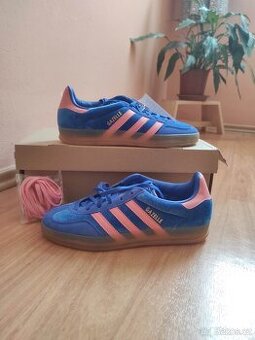 adidas Gazelle Indoor Blue Semi Pink Spark