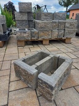 Betonové zdící plotové tvárnice ´38 Bruk STRUCTUR