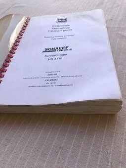 Katalog dílu Schaeff HS 41 M